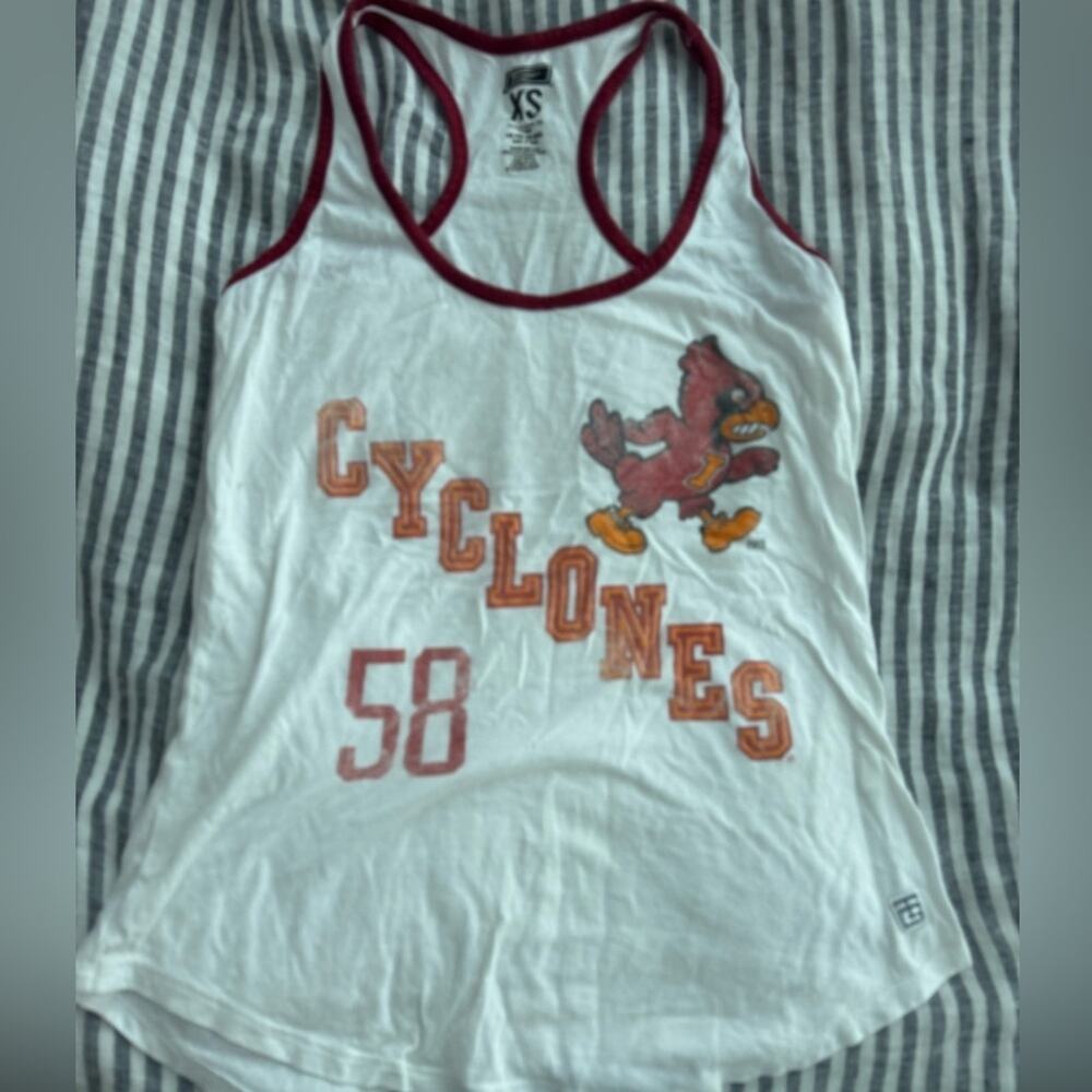 Iowa stats Cyclones Graphic Tank Top size XS